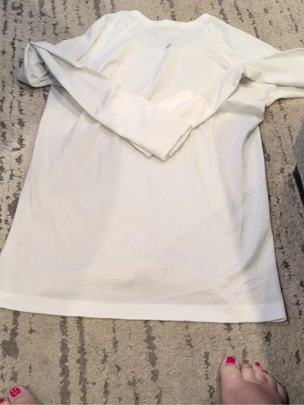 Lululemon Swiftly Tech Long Sleeve 2.0 White / White